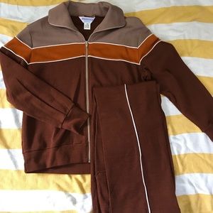 Vtg Windbreaker BRAND 70s/80s Uni Med Jacket&Pants